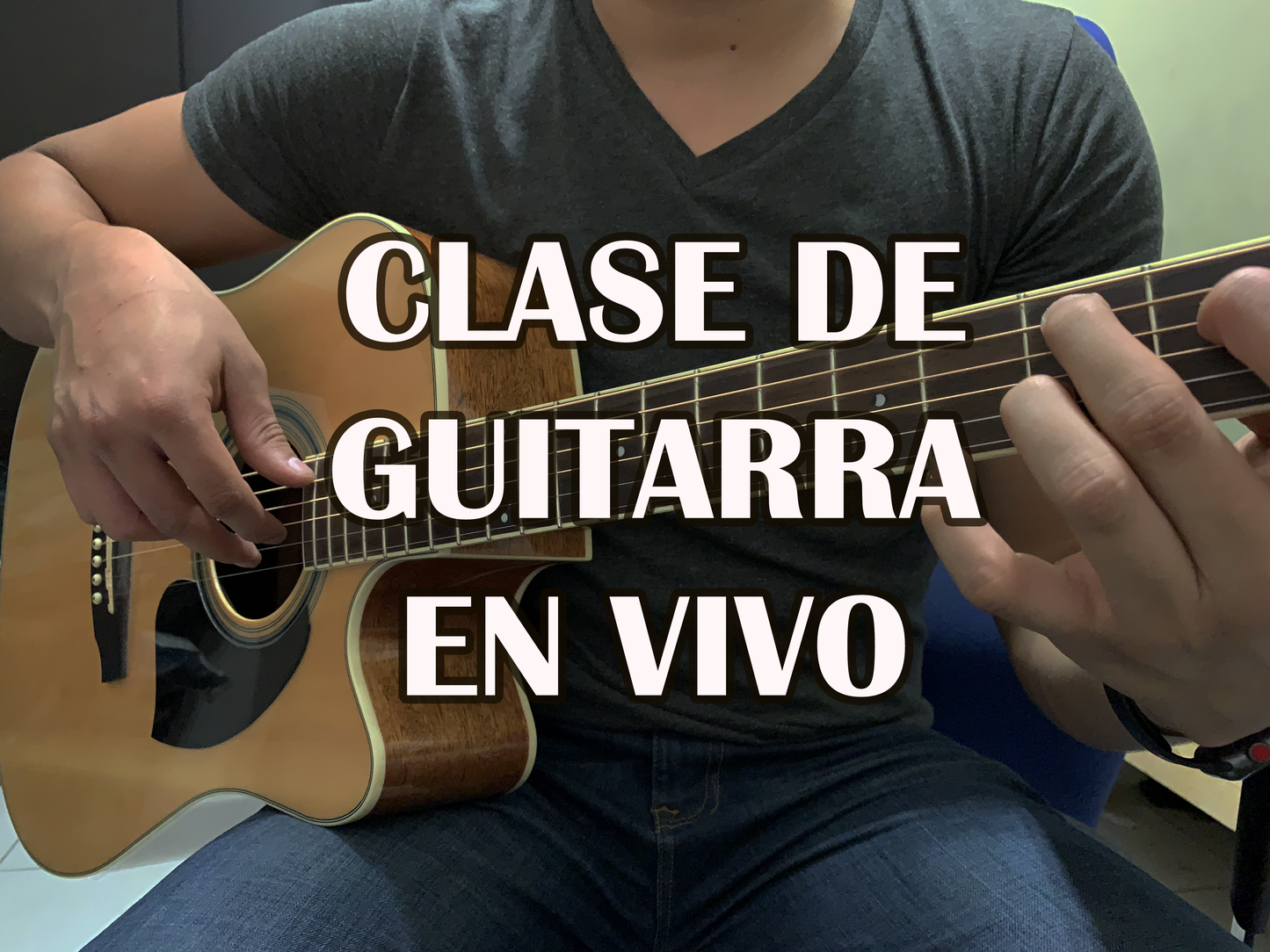 Clase grupal de guitarra en vivo con Luis Alonzo
