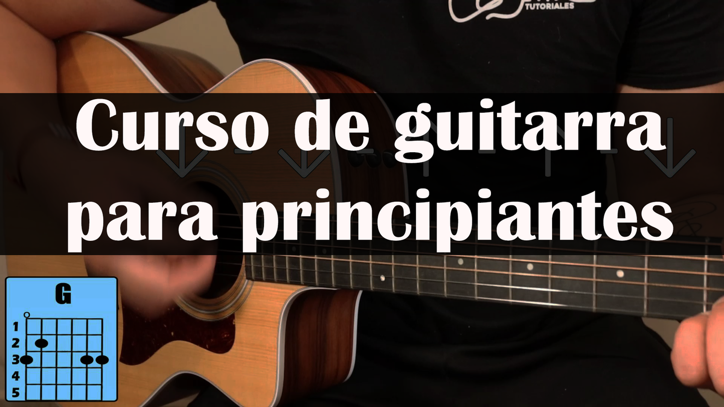 Curso de guitarra para aprender a tocar desde CERO